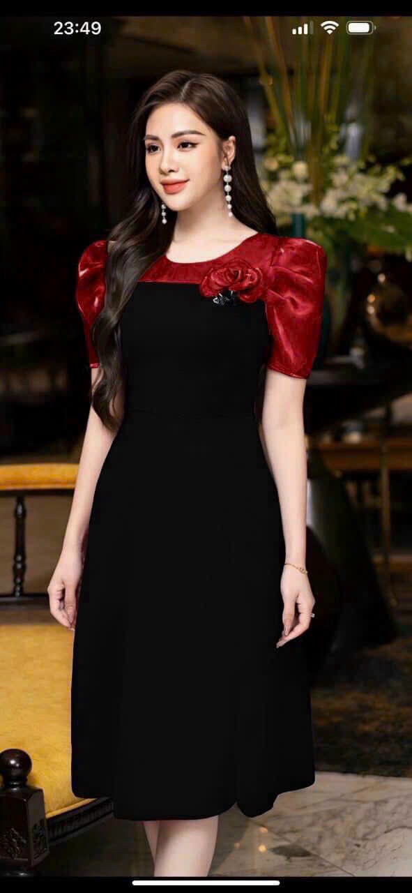 ĐẦM BODY PHỐI HOA CAO CẤP D116